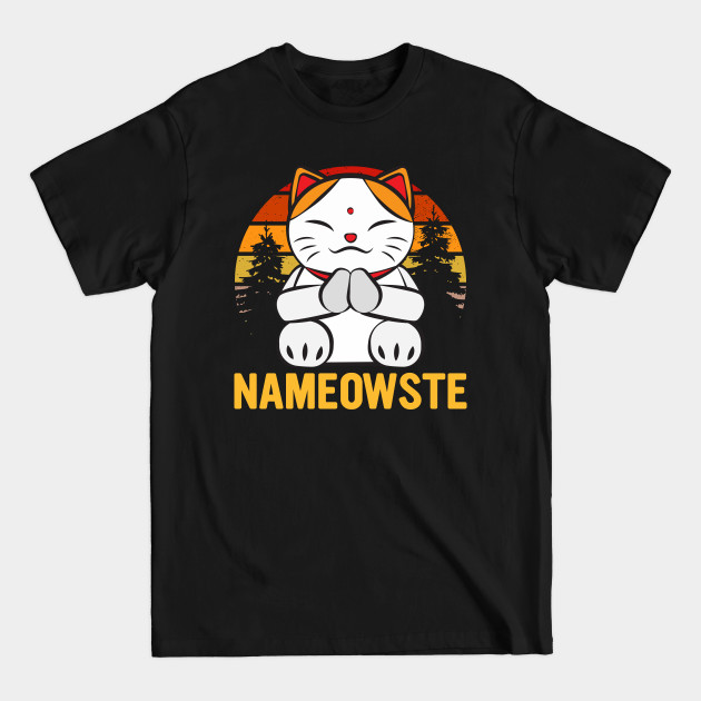 Discover Nameowste Cat Yoga T Shirt - Yoga Cat - T-Shirt