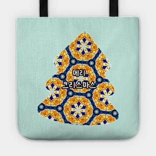 Golden church mural pattern. Tote