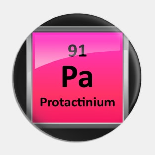 Protactinium Periodic Table Element Symbol Pin