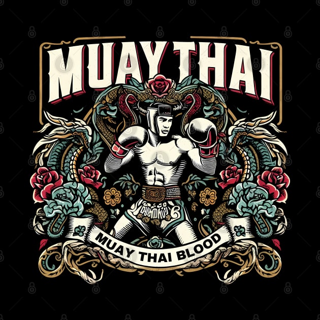 Muay Thai Warrior by TaevasDesign