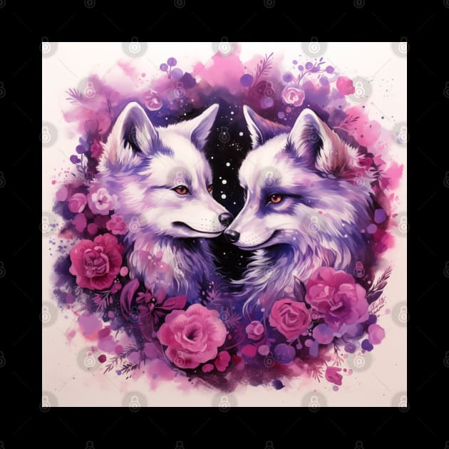 Pomsky Art by Enchanted Reverie