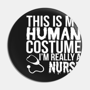 Halloween Funny Gift - This Is My Human Costume Nu Pin