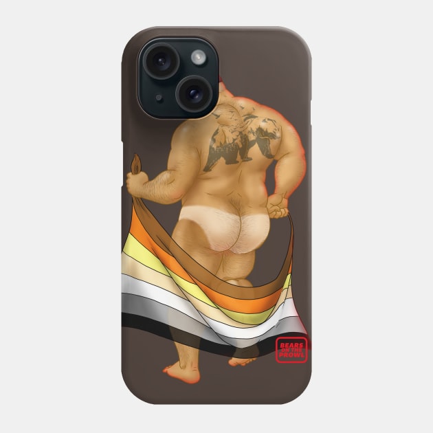 Bears on the Prowl GAY BEAR FLAG Phone Case by BearsOnTheProwl