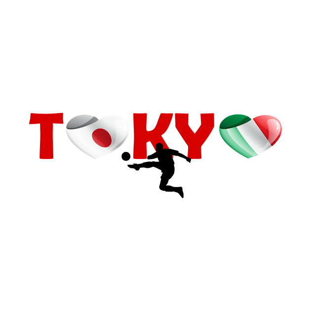 Football in Tokyo - team Italy (IT) by ArtDesignDE