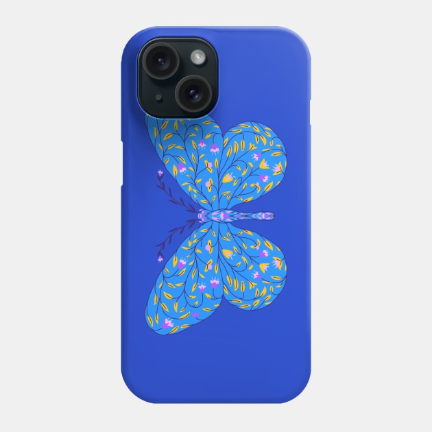 Blooming Butterfly Phone Case by mkbl