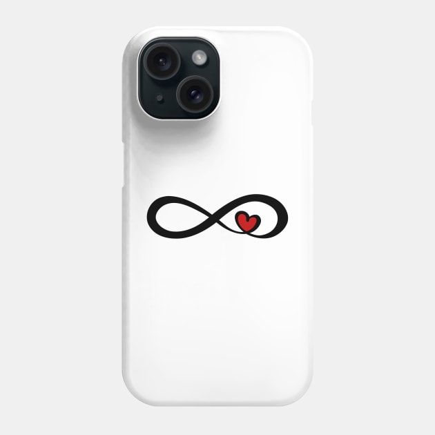 Infinite Love Phone Case by bonedesigns