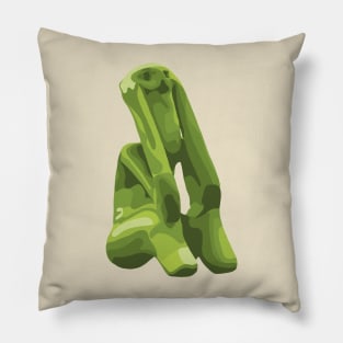 Prehistoric Pop Art Thinker Pillow