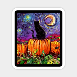 Starry Hallows' Eve Magnet