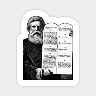 Moses and the 10 Commandments of the Christian Magnet