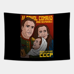 nicolai cage, alcohol, vodka and the soviet union, drink responsible. Tapestry