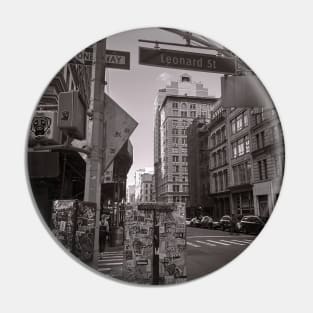 Broadway Tribeca Manhattan NYC Pin