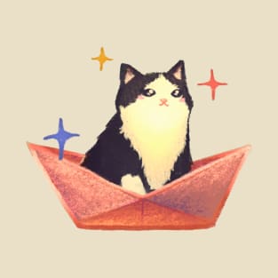 Cat in a boat T-Shirt