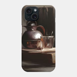 Teapot Glass still-life Phone Case