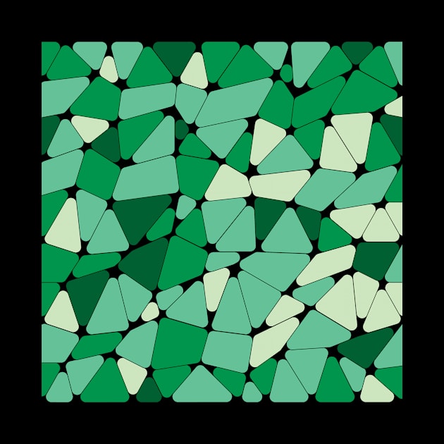 Green Mosaic Style Tile by Brobocop