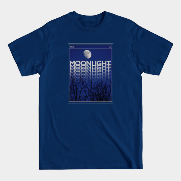 Discover Moonlight - 月光 - Aesthetic Vaporwave - T-shirt