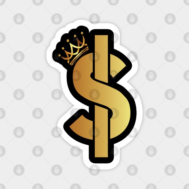 dollar sign money money funny tee Magnet by Upswipe.de