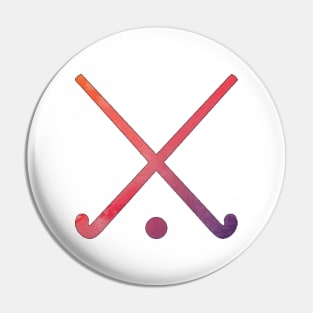 Field Hockey- Multicolored Pin