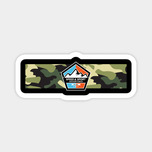 Camo Pentagon Magnet by Speed & Sport Adventures