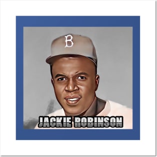 1957 JACKIE ROBINSON NAACP Print Vintage Baseball Poster. 