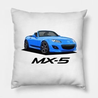 Mazda MX-5 Miata NC - NC2 Light Blue Pillow