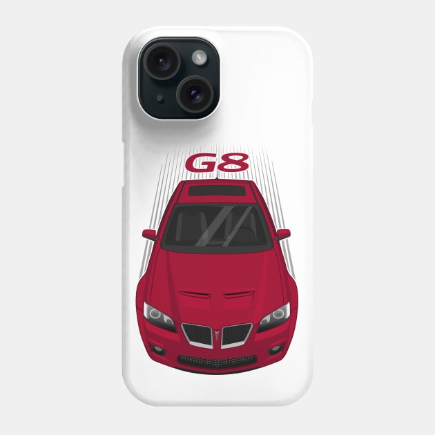 Pontiac G8 2008-2009 - Sport Passionate Red Phone Case by V8social