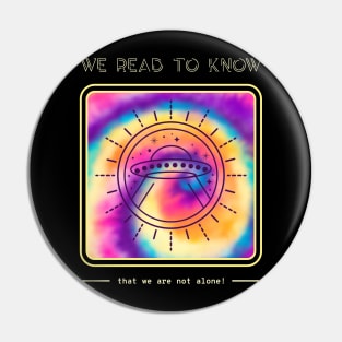 We read to know that we are not alone Pin