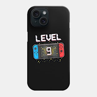 9th Birthday Level 9 9 Year Old Video Phone Case