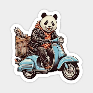 Panda Rider Magnet