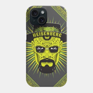 Heisenberg Skull in Green Phone Case