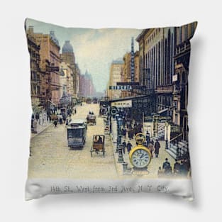 1910 14th Street West, New York City Pillow