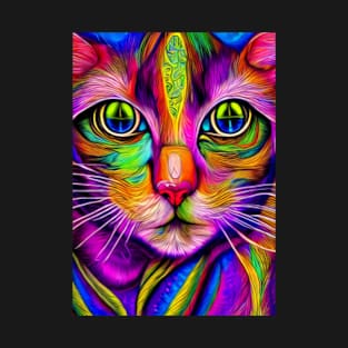 trippy cat 3 T-Shirt