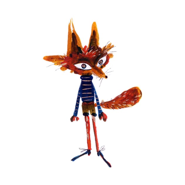 Renald the fox by leilacourtillon