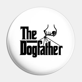 The DogFather (black) Pin