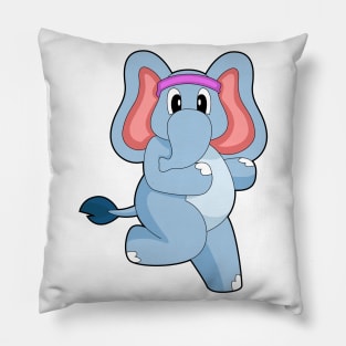 Elephant Runner Running Pillow