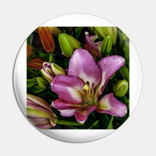 A Pink Lily for Mother's Day Pin