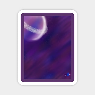 Purple Space Magnet