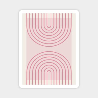 Pink Abstract Preppy Y2k Maximalist Design Magnet