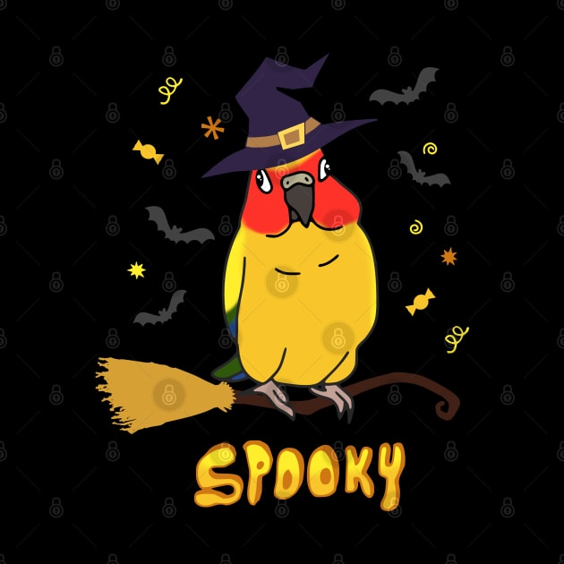 SPOOKY sun conure by FandomizedRose