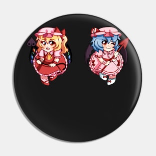 Flandre Scarlet and Remilia Scarlet Pin