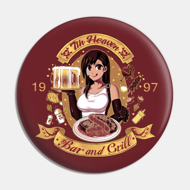 7th heaven bar and grill Pin by CoinboxTees