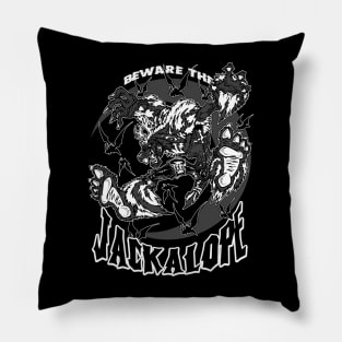 beware the jackalope Pillow