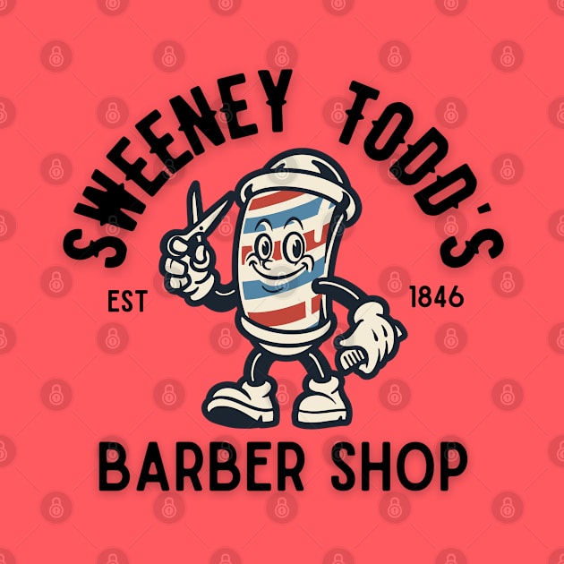 Sweeney Todd, vintage Barber, Est 1846 by Teessential