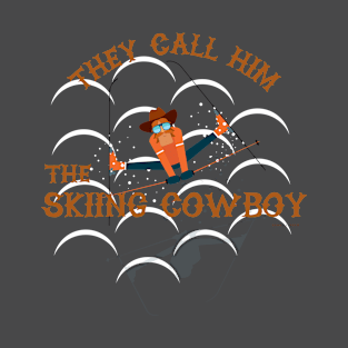 The Skiing Cowboy 1 T-Shirt