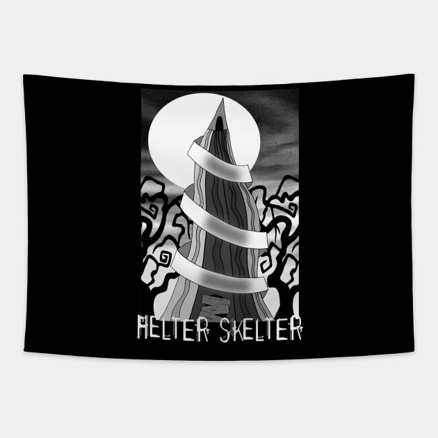 Helter Skelter Tapestry by Scratch