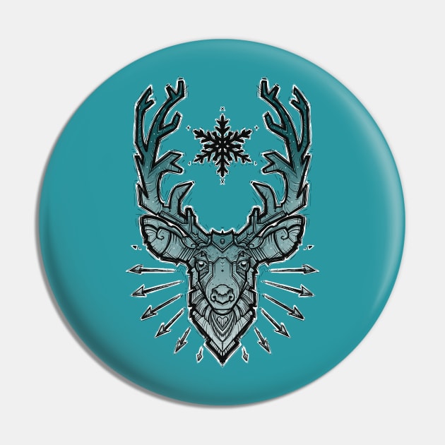 deer head Pin by weilertsen