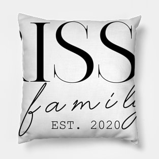 Risse Family EST. 2020, Surname, Risse Pillow