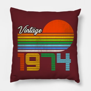 Vintage 1974 Pillow