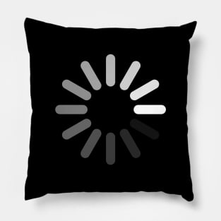 Loading Icon (Negative) Pillow