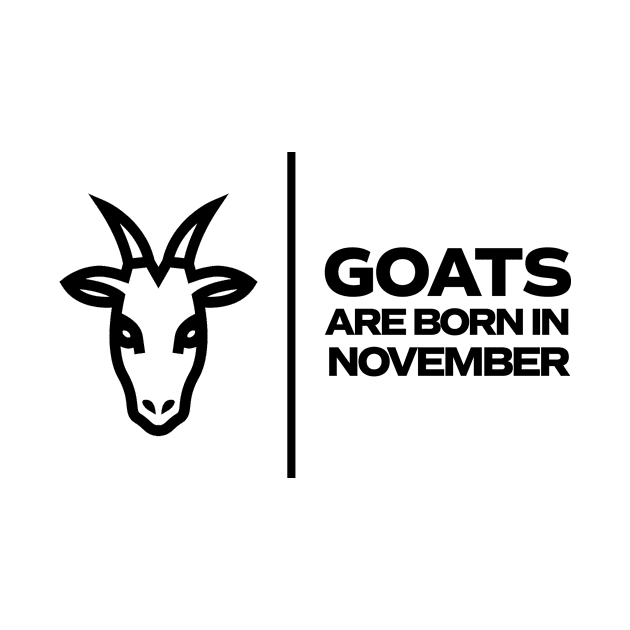 GOATs are born in November by InTrendSick