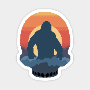 BIG APE Pixel Art Magnet